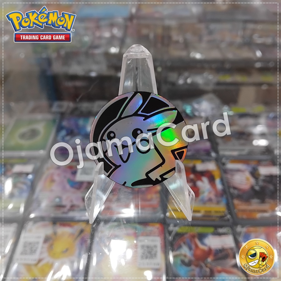 Pokémon TCG Official Coin | เหรียญโปเกม่อน (Standard Size) — Pikachu (Silver) 95%「1 Coin」