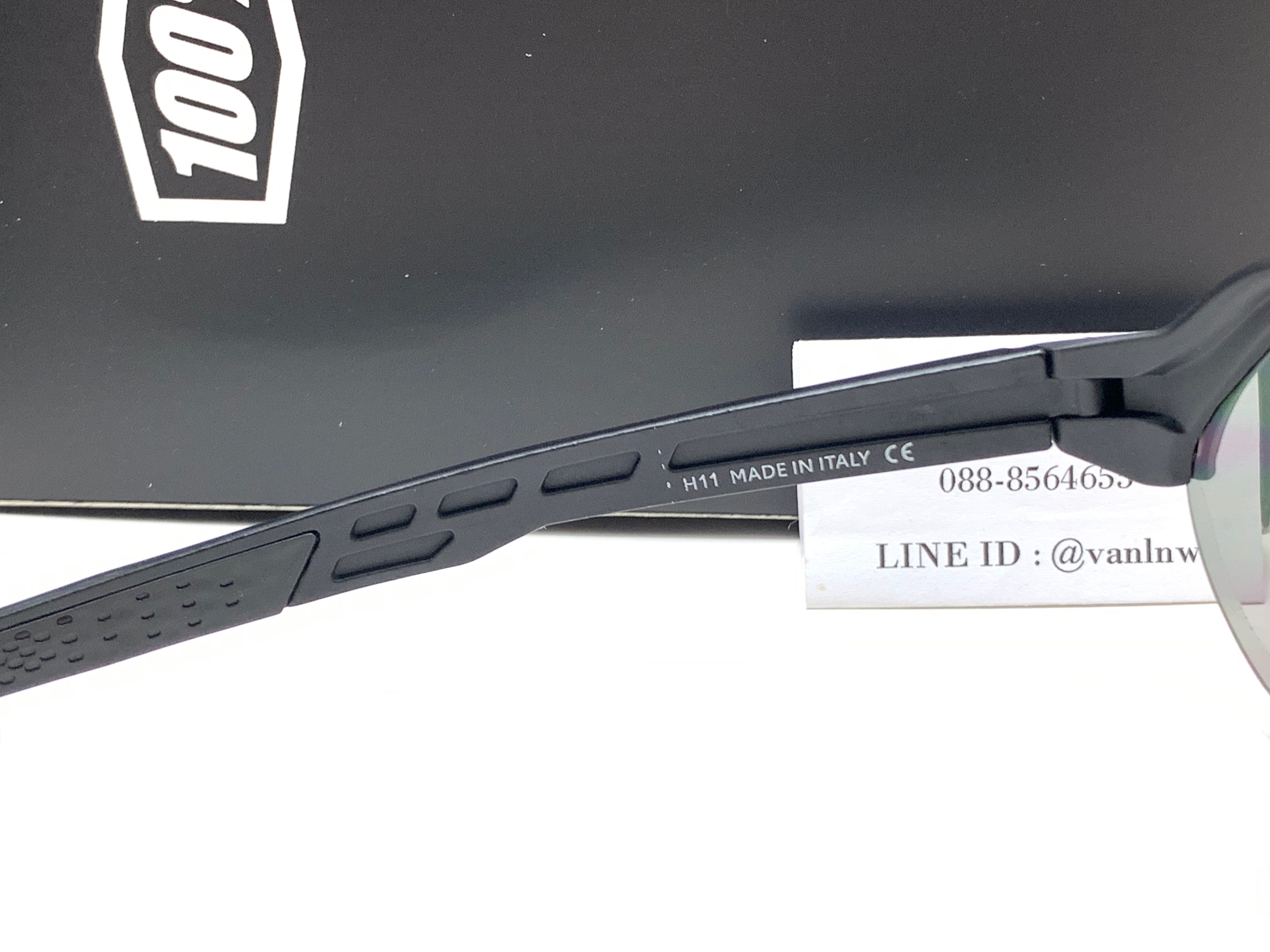 แว่นกันแดด แว่นตาปั่นจักรยาน 100% Speedcraft S2 61003-100-75 Matte black / Nero รุ่นใหม่ล่าสุด 2018