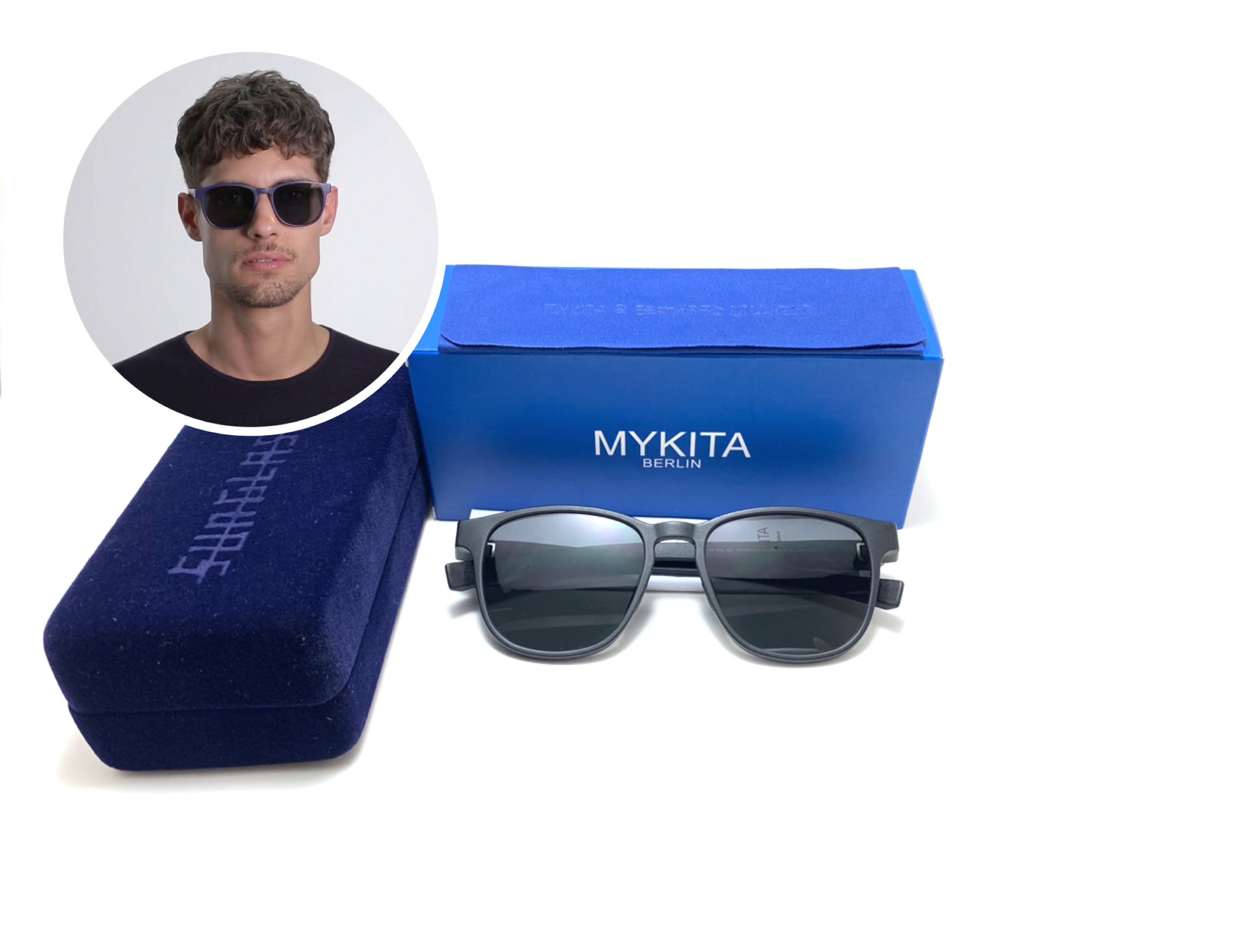 แว่นกันแดด MYKITA MYLON SUN LEMAS SPRING NEW ARRIVALS COL.301 53-18 145 <ดำ> รุ่นใหม่
