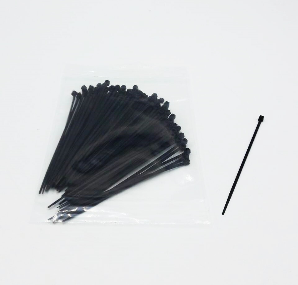 เคเบิ้ลไทด์ สายยาว 10 ซม.(สีดำ) x 100 เส้น