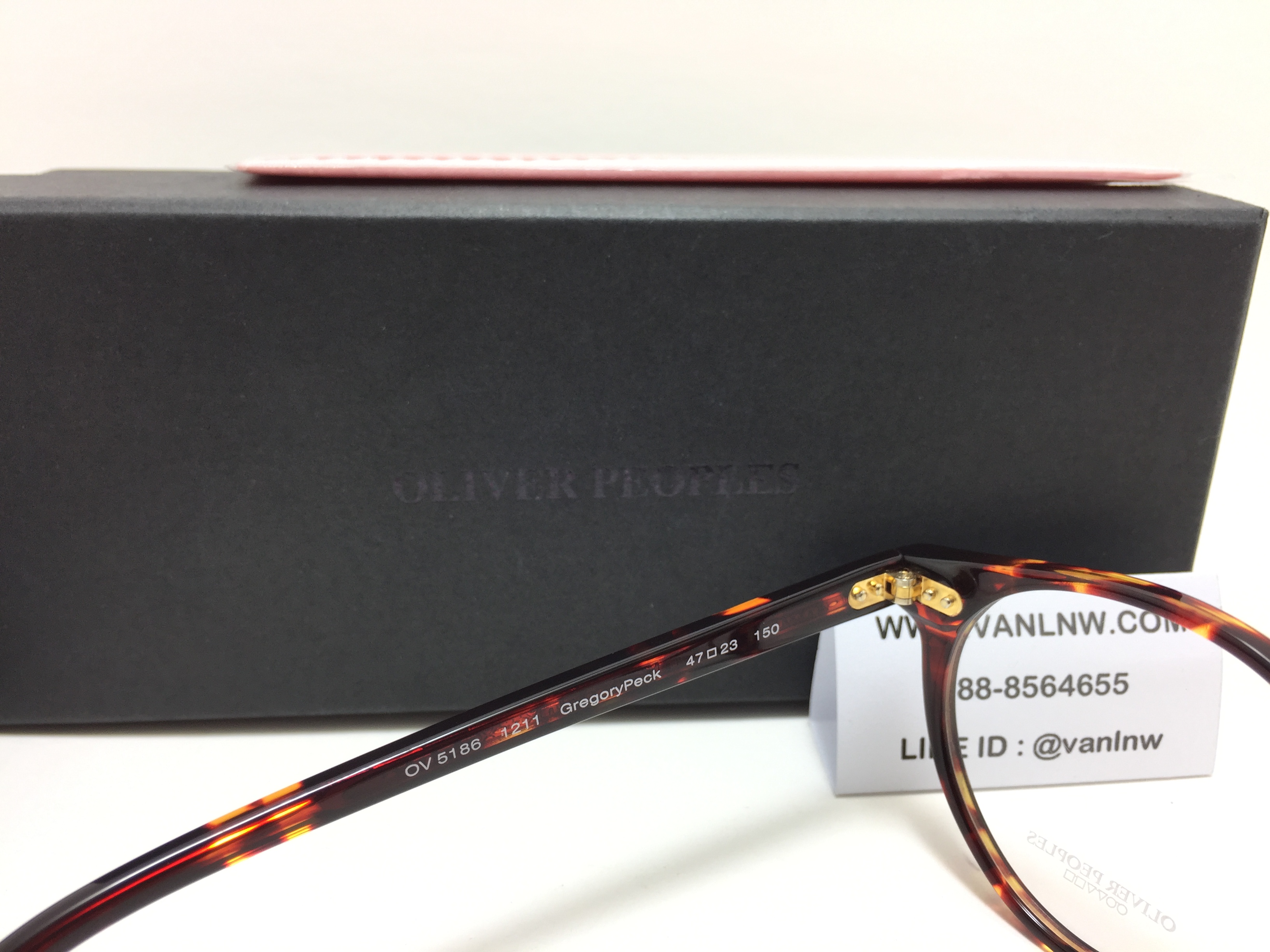 แว่นสายตา Oliver Peoples OV 5186 1211 GregoryPeck 47-23 150 <กระ>