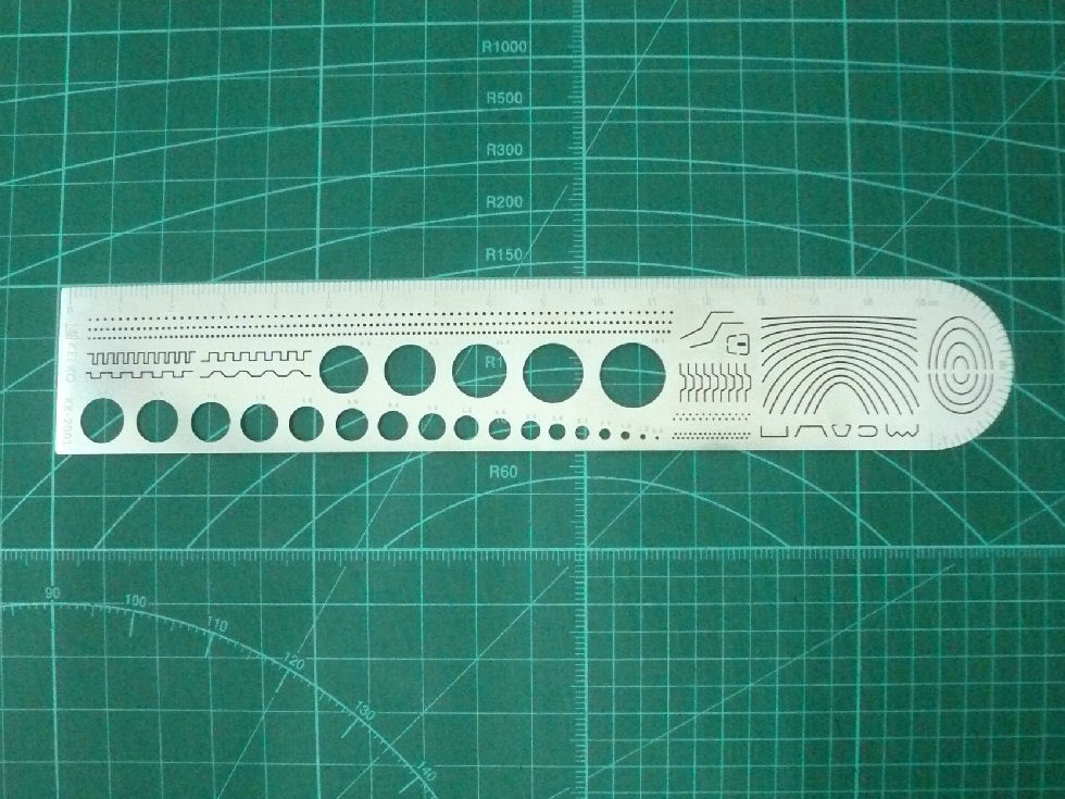 MANWAH MW-2157 Stainless Steel Modeling Scriber & Template