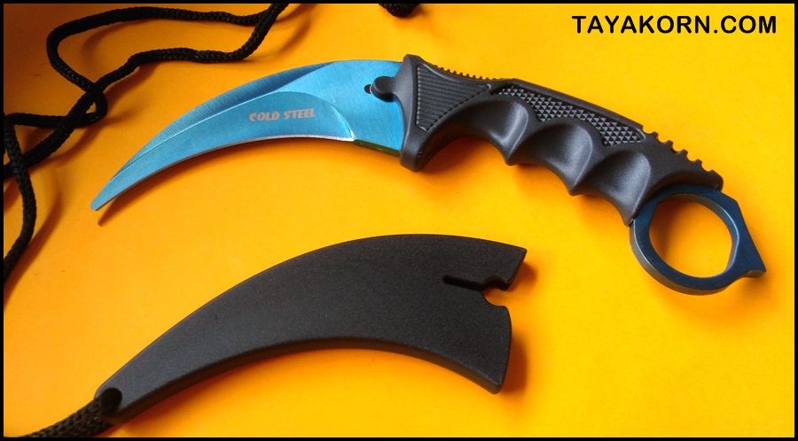 มีดซ้อมคารัมบิตบลูซีสตอร์มเทรนเนอร์ BLUE SEA STORM KARAMBIT TRAINER KNIFE