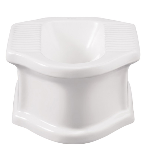 NASCO NC-102 W ส้วมนั่งยองมีฐาน รุ่น ELLE ขาว