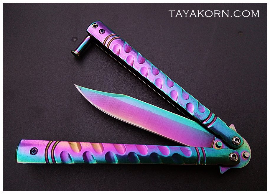 มีดบาลีซอง เรนโบว์ธันเดอร์2 Rainbow Thunder2 Balisong