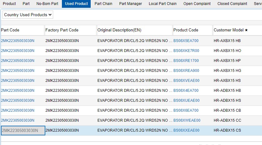 ฝาปิดประตูช่องฟรีส ตู้เย็น HAIER Part 2MK22305003030N ( 3030 ) ของแท้ 100% ขนาด 5.2 คิว