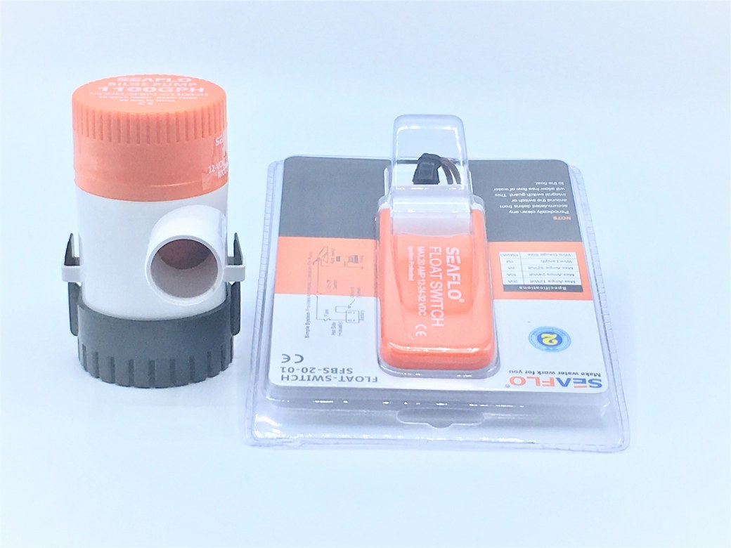 ปั๊ม DC 12V 1100 GPH + Float Switch