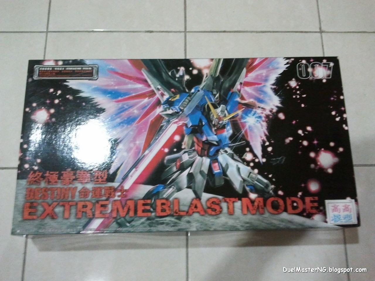 MG (007) 1/100 GUNDAM DESTINY EXTREME BLAST MODE