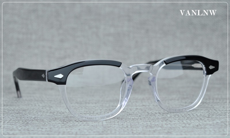 แว่นสายตา MOSCOT LEMTOSH 49-24 145 COL.BLACK CRYSTAL CE <ดำ-ใส>