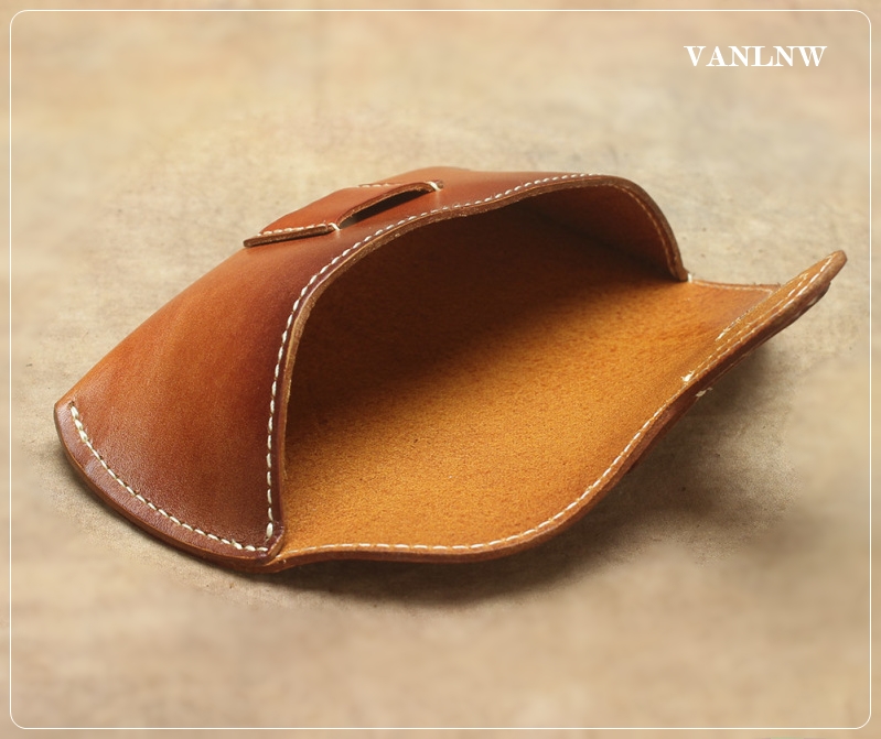 กล่องแว่นตาหนังแท้ Handmade design by japan ( หนังวัวอิตาลีแท้ 100% ) ซองใส่แว่นตาหนังแท้ กล่องแว่นตาพกพา