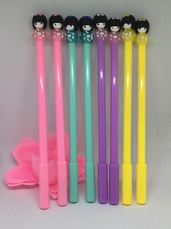 ปากกาเจลสาวน้อยตุ๊กตาญี่ปุ่น