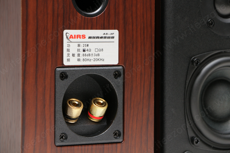 AIRS AS-F3 ลำโพงตู้ไม้ดอก 3 นิ้ว 2 ทาง Crossover 25+25W 4Ω Passive Speaker