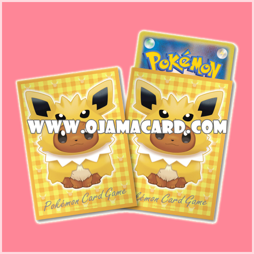 Pokémon Card Game Deck Shield | Card Sleeves — Eievui | Eevee Poncho Series TD「64ct.」