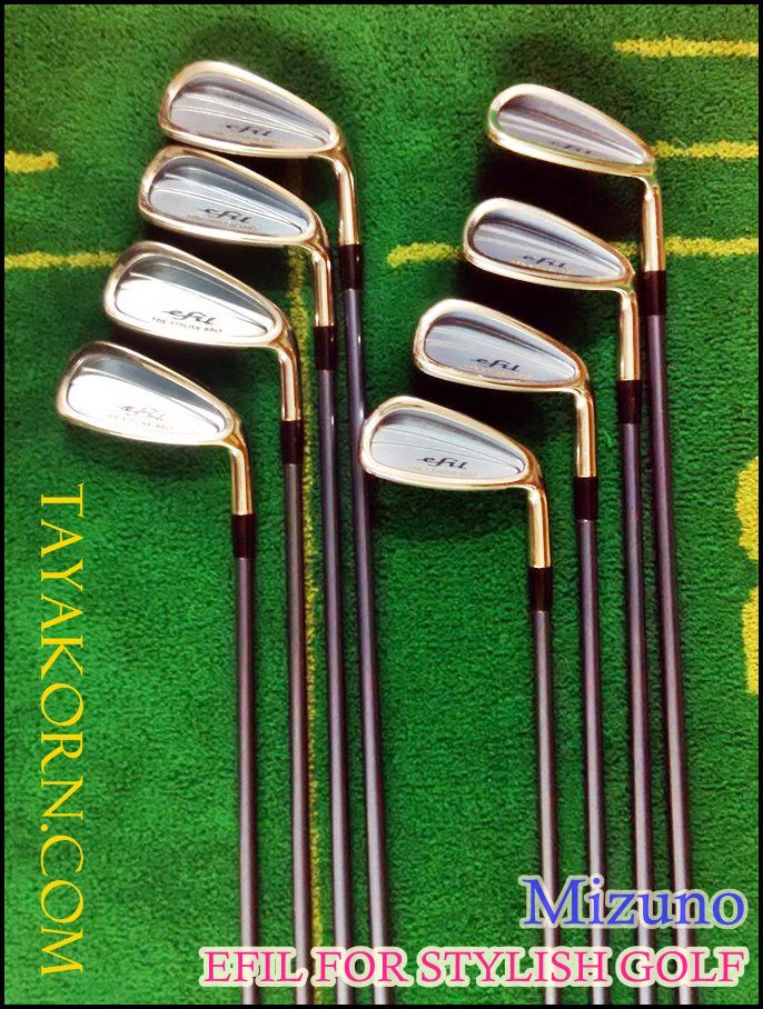 ขายชุดเหล็กMizuno รุ่น Efil for stylish golf 8 ชิ้น (USED)