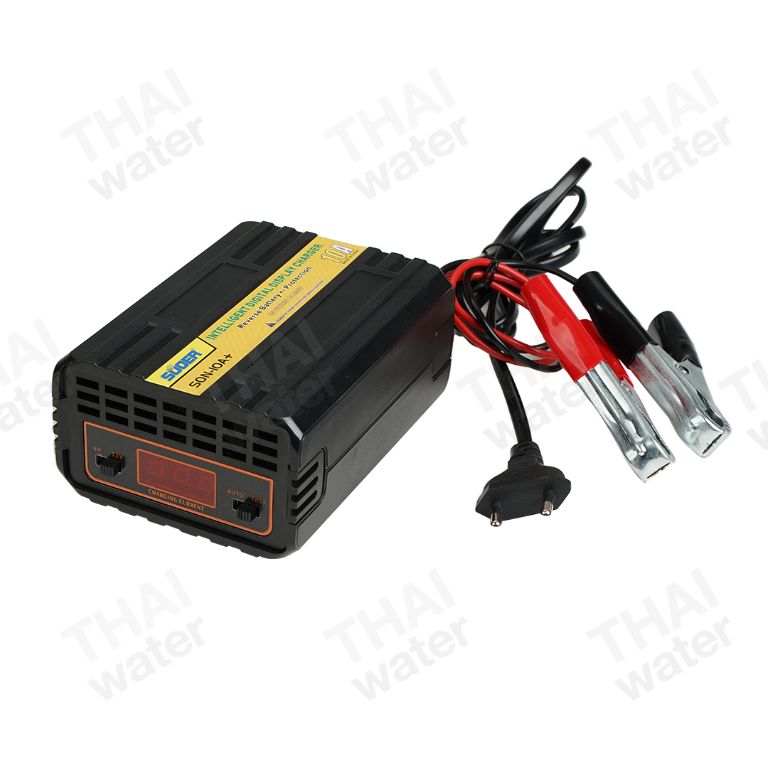 เครื่องชาร์จแบตเตอรี่ 6V/12V 10A Digital รุ่น SON-10A+ ( SUOER )
