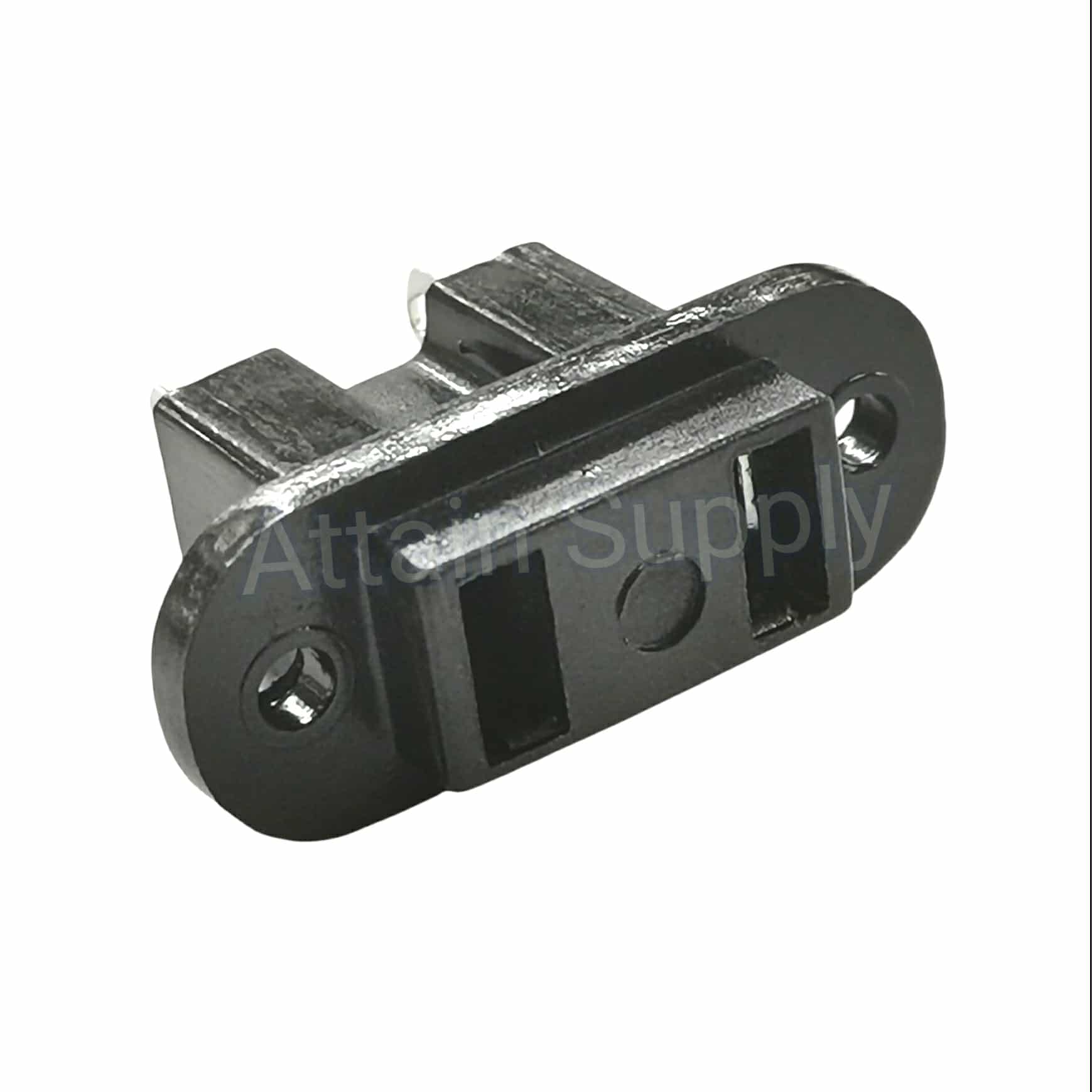 เต้ารับAC-2ขาแบน ขอบยึดน็อต