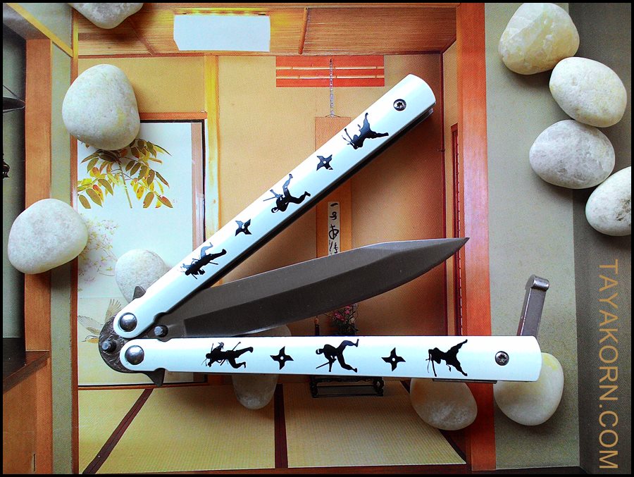 มีดควงเดอะชาโดว์ THE SHADOW BALISONG KNIFE TKBS-SD1