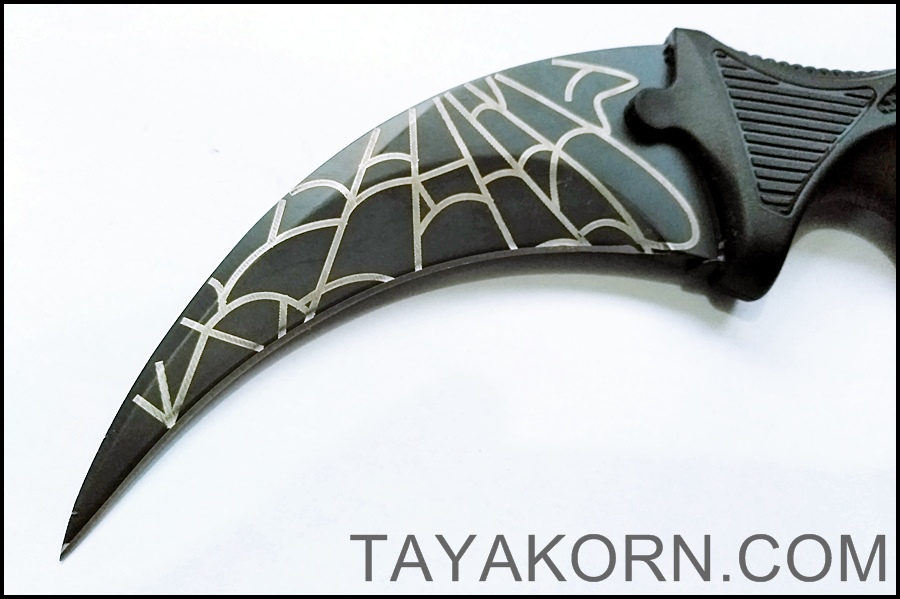 มีดคารัมบิตแบล็คสไปเดอร์ Black Spyder Karambit Knife