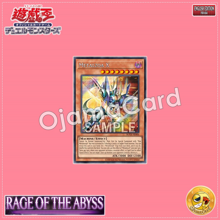 ROTA-AE006 : Metalzoa X / Metal Devil Zoa X (Secret Rare)