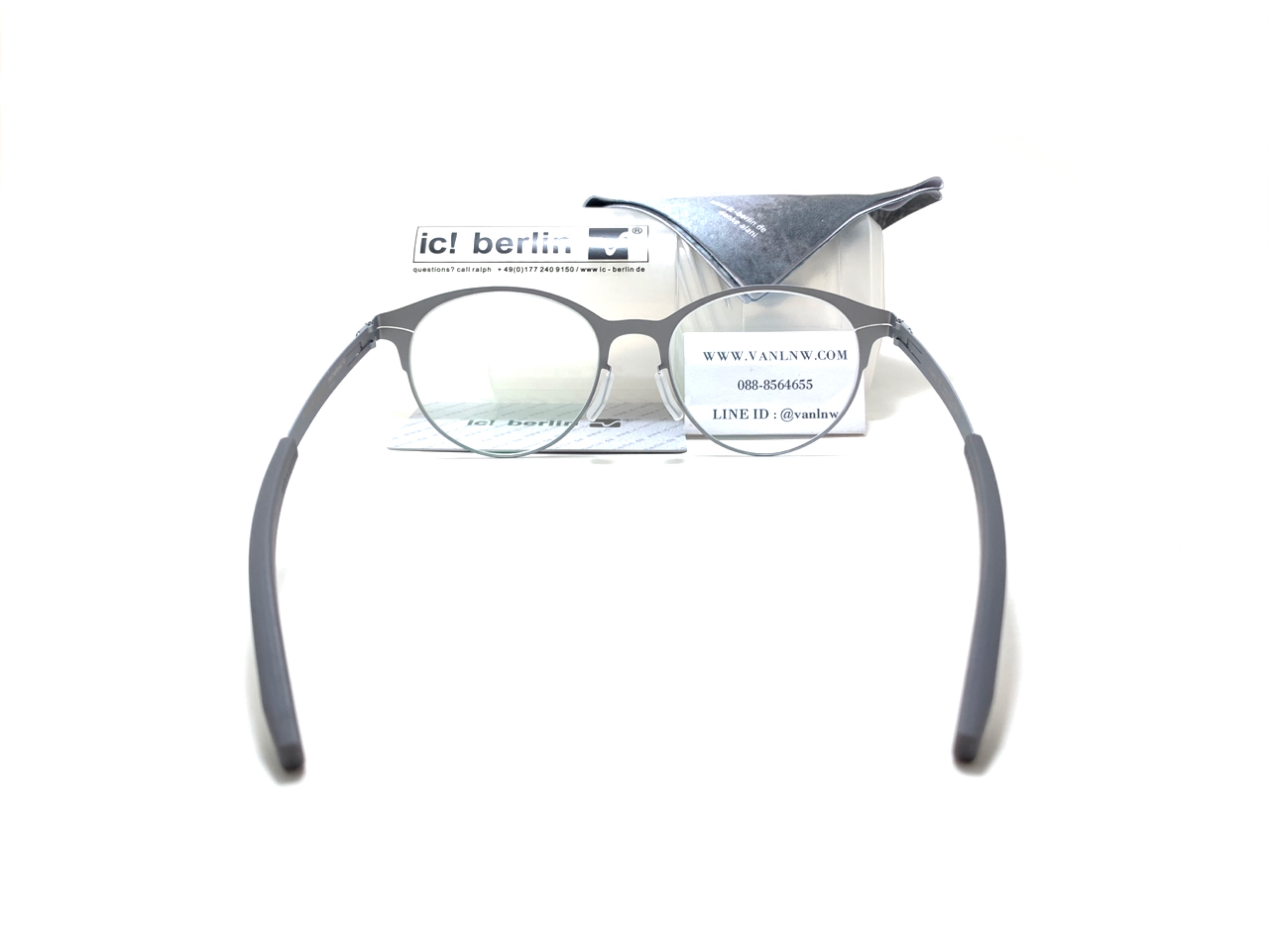 แว่นสายตา ic berlin model nameless 14 chrome 51-21 <เงิน>