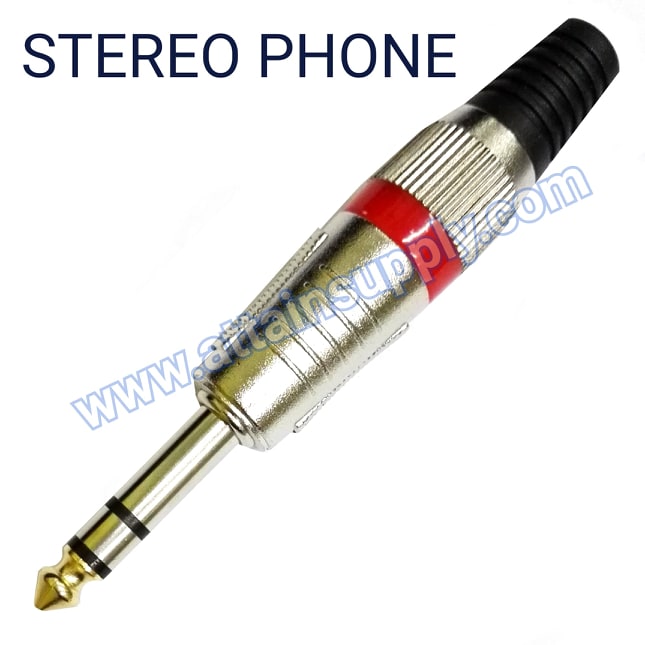 P.PHONE STEREO-COLOUR/RED
