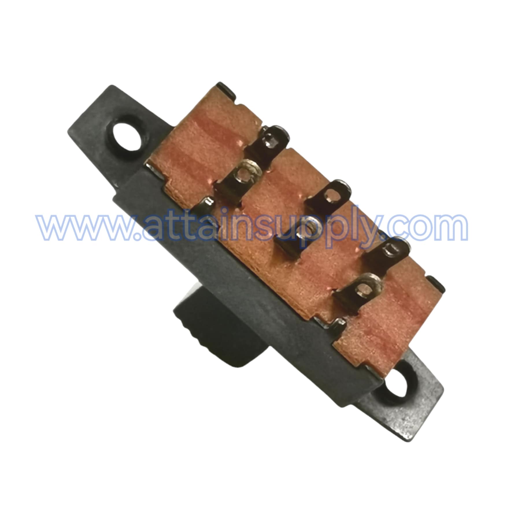 สวิทช์เลื่อน ON-OFF 6ขา/สีดำ