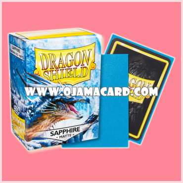 Dragon Shield Standard Size Card Sleeves — Sapphire • Matte「100ct.」