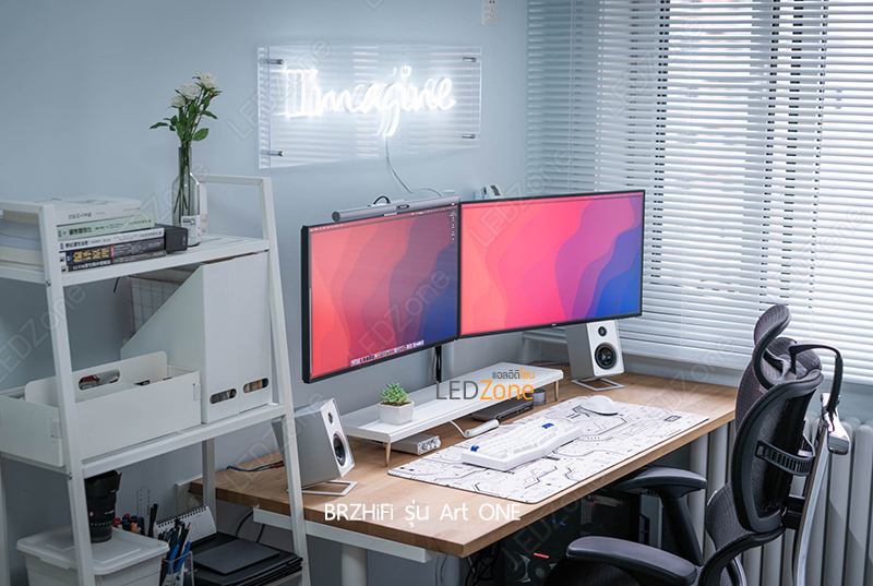 BRZHiFi Art ONE ลำโพงตู้อะลูมิเนียมสีเงิน ดอก 3 นิ้ว 40W 4Ω Passive Speaker +วงจร Crossover แยกย่านเสียง BRZHiFi Art 1