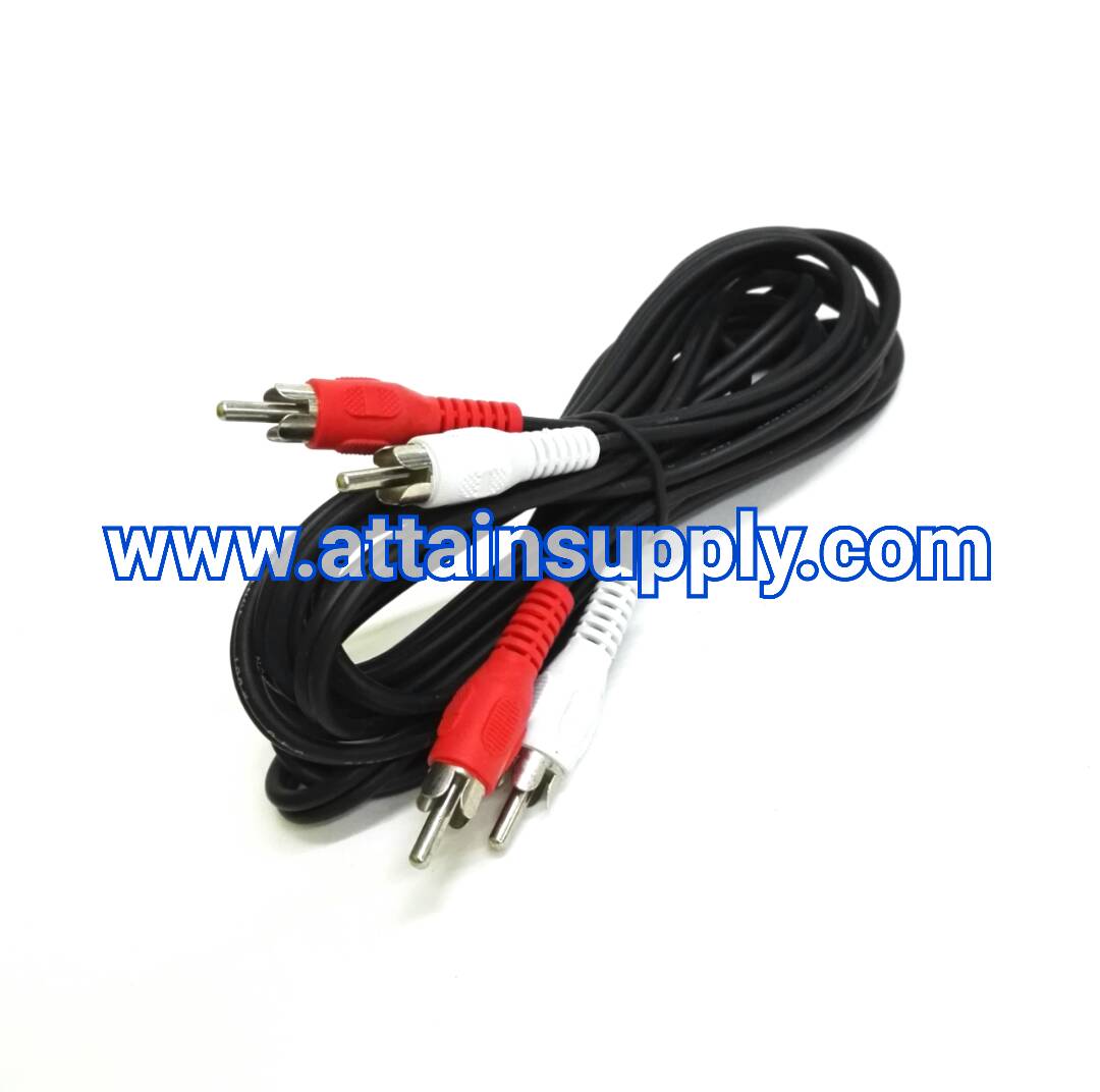 สายAUDIO สีดำ3MM./5M.