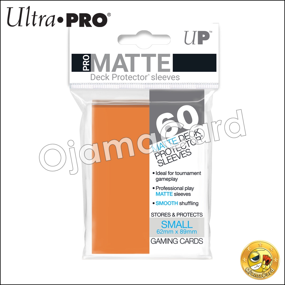 Ultra•Pro PRO-Matte Small Deck Protector Sleeves (60ct) — Orange