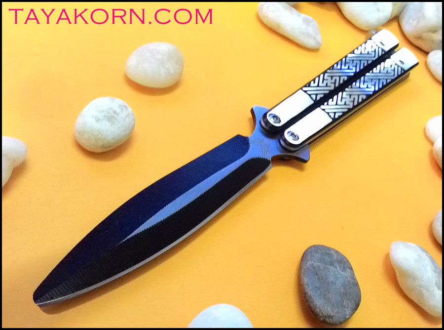 มีดซ้อมควง มิยะโมะโตะบาลิซอง Miyamoto Balisong Trainer Knife TKBS-MT711TR
