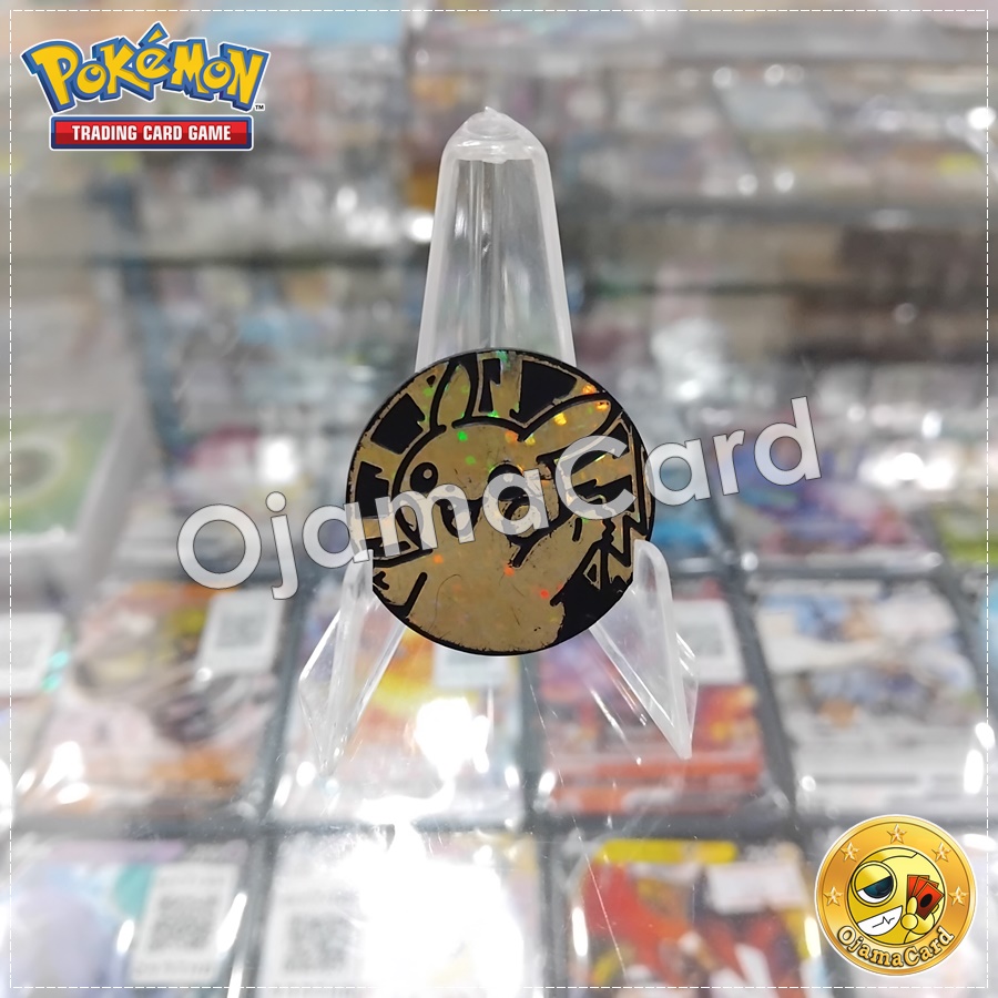 Pokémon TCG Official Coin | เหรียญโปเกม่อน (Mini Size) — Pikachu (Gold) 90%「1 Coin」