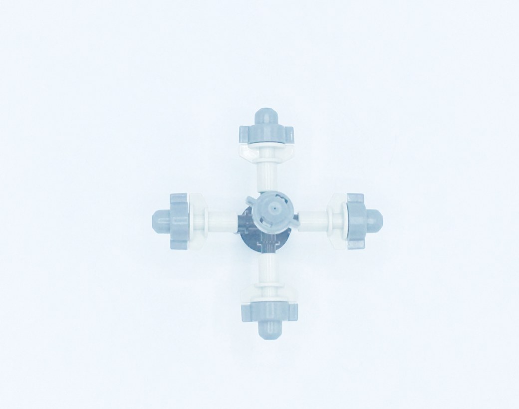 05-MSP-13-BK MSP-13 หัวพ่นหมอก THAIWATER 5 ทิศทาง 0.6 มม.แบบเกลียวนอก สีดำ 1/2" ( ใช้ต่อกับ PVC 1/2" )