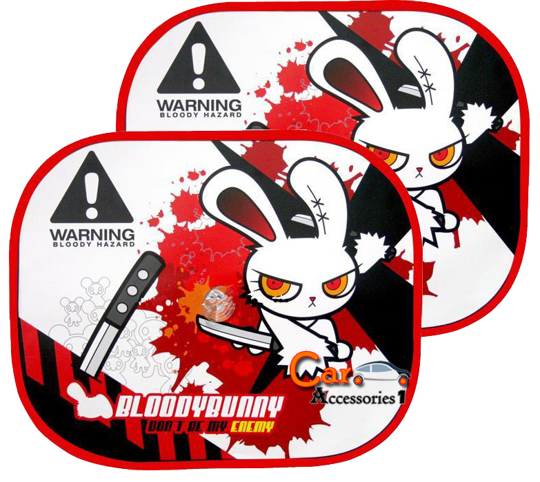 บังแดดสปริงด้านข้างบลั้ดดี้บันนี่ Bloody Bunny (1 แพค บรรจุ 2 ชิ้น) ลิขสิทธิ์แท้ แพคสุดท้าย!