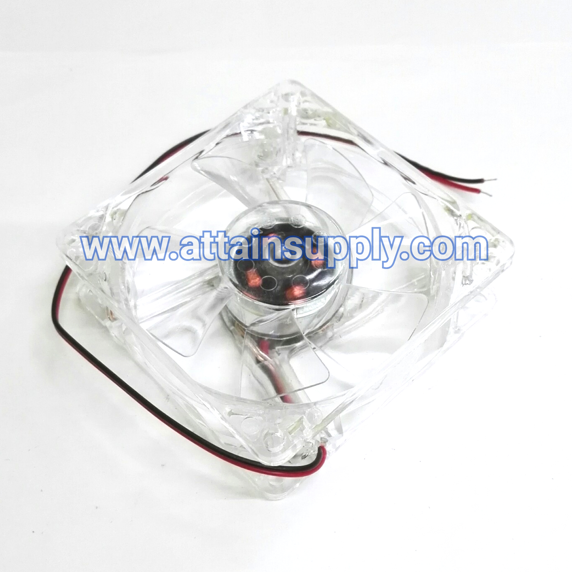 พัดลม12VDC/8x8x2.5CM.แบบมีไฟ