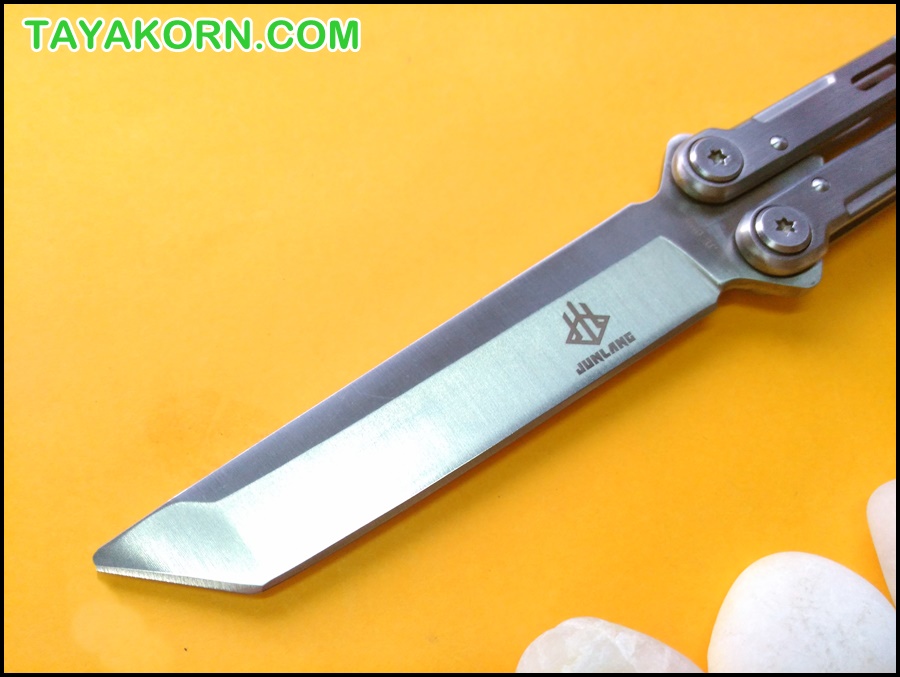 มีดซ้อมควง ไวท์มาซามุ White Masamu Balisong Trainer Knife TKBS-MM889TR