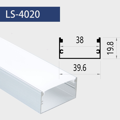 4020 (ไม่มีสต๊อก สั่งล่วงหน้า 10-15 วัน) ราคาต่อ 1 เส้น ยาว 1 เมตร รางอลูมิเนียม (Aluminium Profile) รางไฟ Aluminium Profile รางอลูมิเนียม ใช้กับไฟเส้น LED รางไฟเส้น rail led track โพรไฟล์