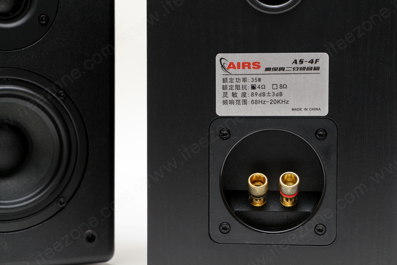 AIRS AS-F4 ลำโพงตู้ไม้ดอก 4 นิ้ว 2 ทาง Crossover 35+35W 4Ω Passive Speaker