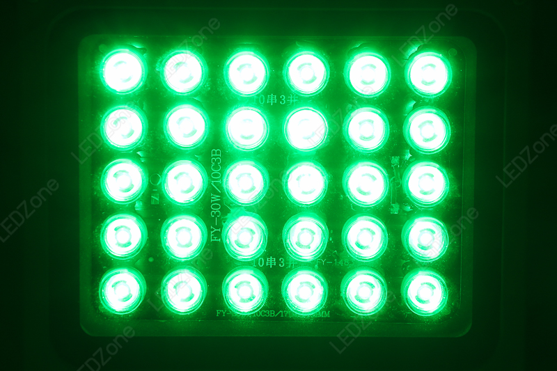 โคม LED 30W ไฟตกหมึก ไฟไดหมึก ไฟส่องปลาหมึก ไฟสปอตไลท์ สีเขียว 12-24V ใช้ในเรือได้ กันน้ำได้