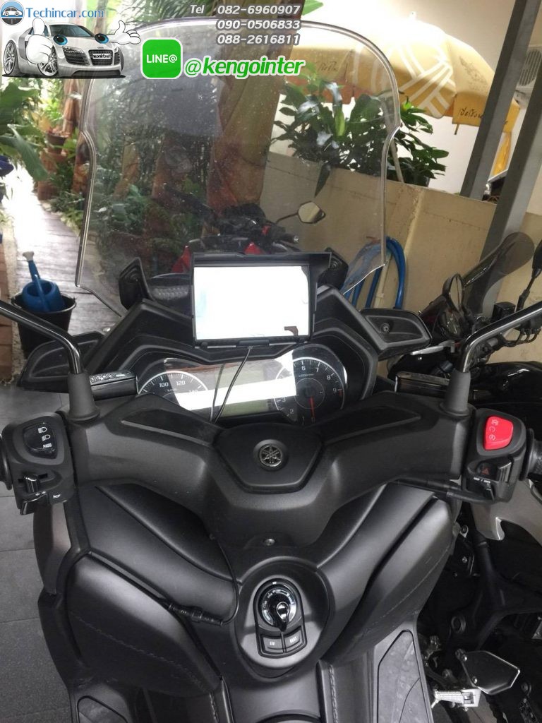 GPSนำทาง ติดมอเตอร์ไซค์ ขนาดหน้าจอ 4.3" จอกันน้ำ พร้อมตัวจับแฮนด์