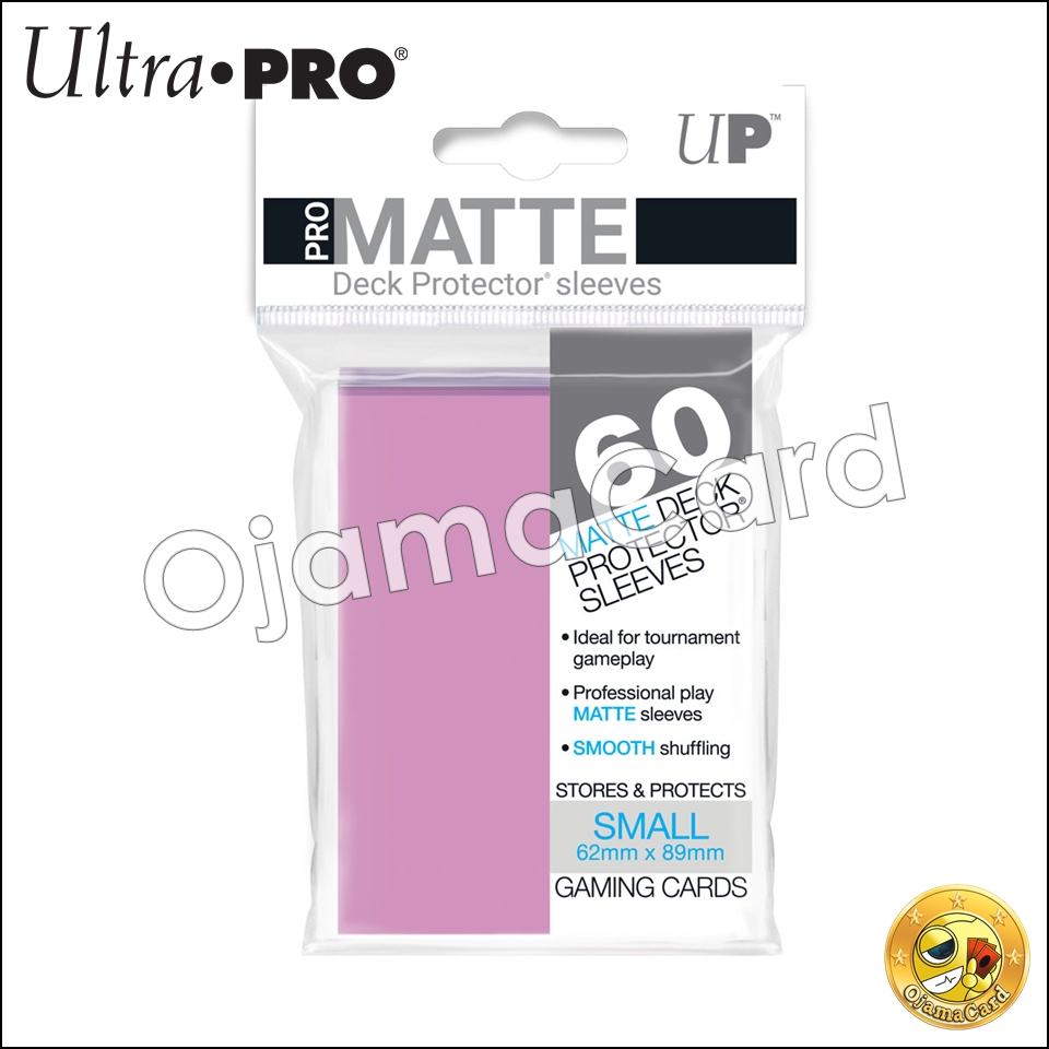Ultra•Pro PRO-Matte Small Deck Protector Sleeves (60ct) — Pink