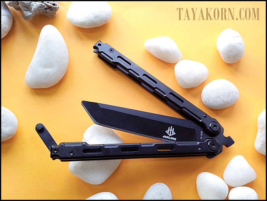 มีดซ้อมควง มาซามุ Masamu Balisong Trainer Knife TKBS-MM888TR