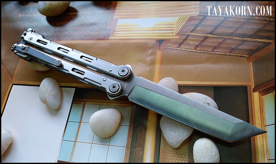 มีดควง ไวท์มาซามุ White Masamu Balisong Knife TKBS-MM889