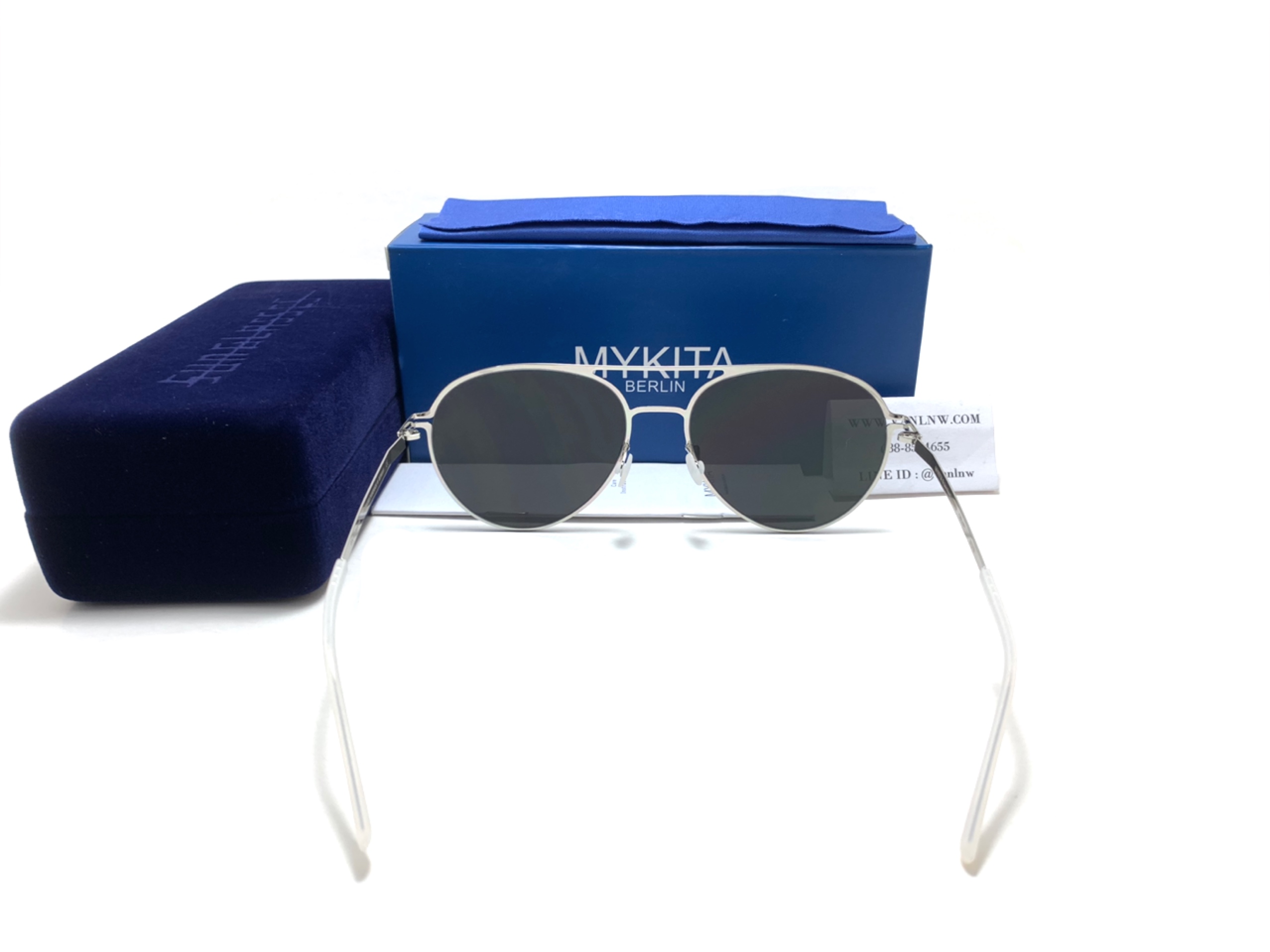 แว่นกันแดด MYKITA JOLAN COL.002 57-18 140 <ปรอทเงิน>