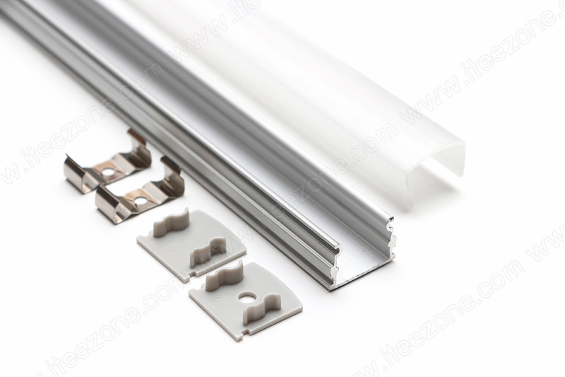 ราคาต่อ 1 เส้น ยาว 1 เมตร ราง U Deep 20mm + ฝาอะคริลิค รางไฟ Aluminium Profile รางอลูมิเนียม ใช้กับไฟเส้น LED รางไฟเส้น rail led track โพรไฟล์