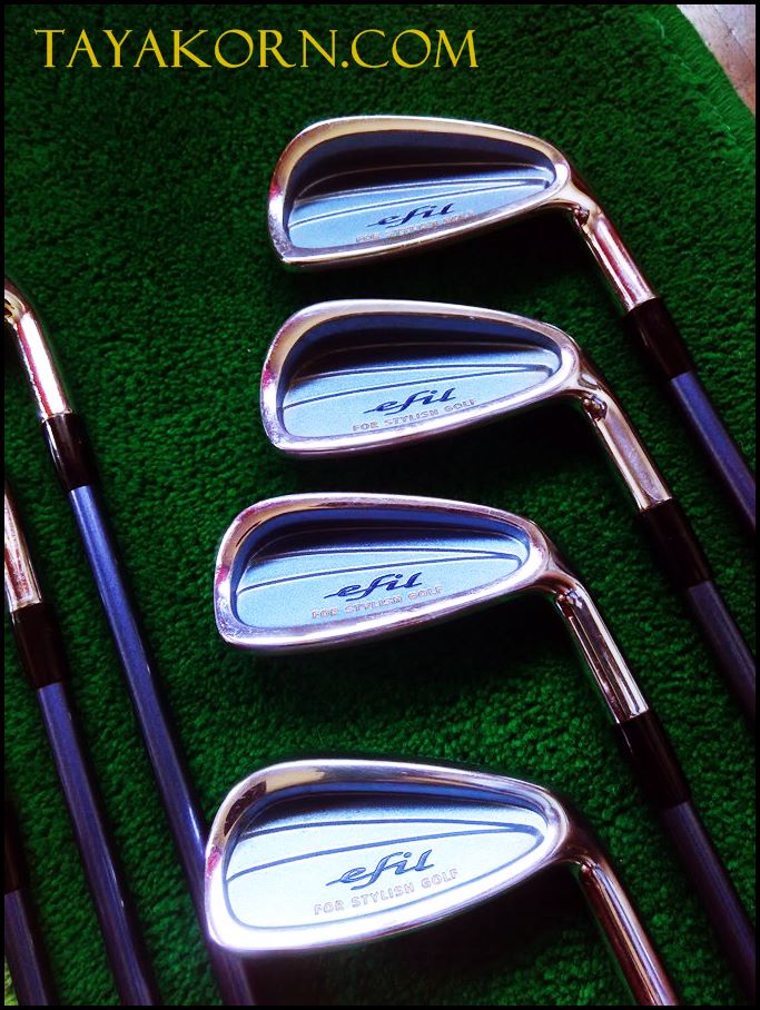 ขายชุดเหล็กMizuno รุ่น Efil for stylish golf 8 ชิ้น (USED)