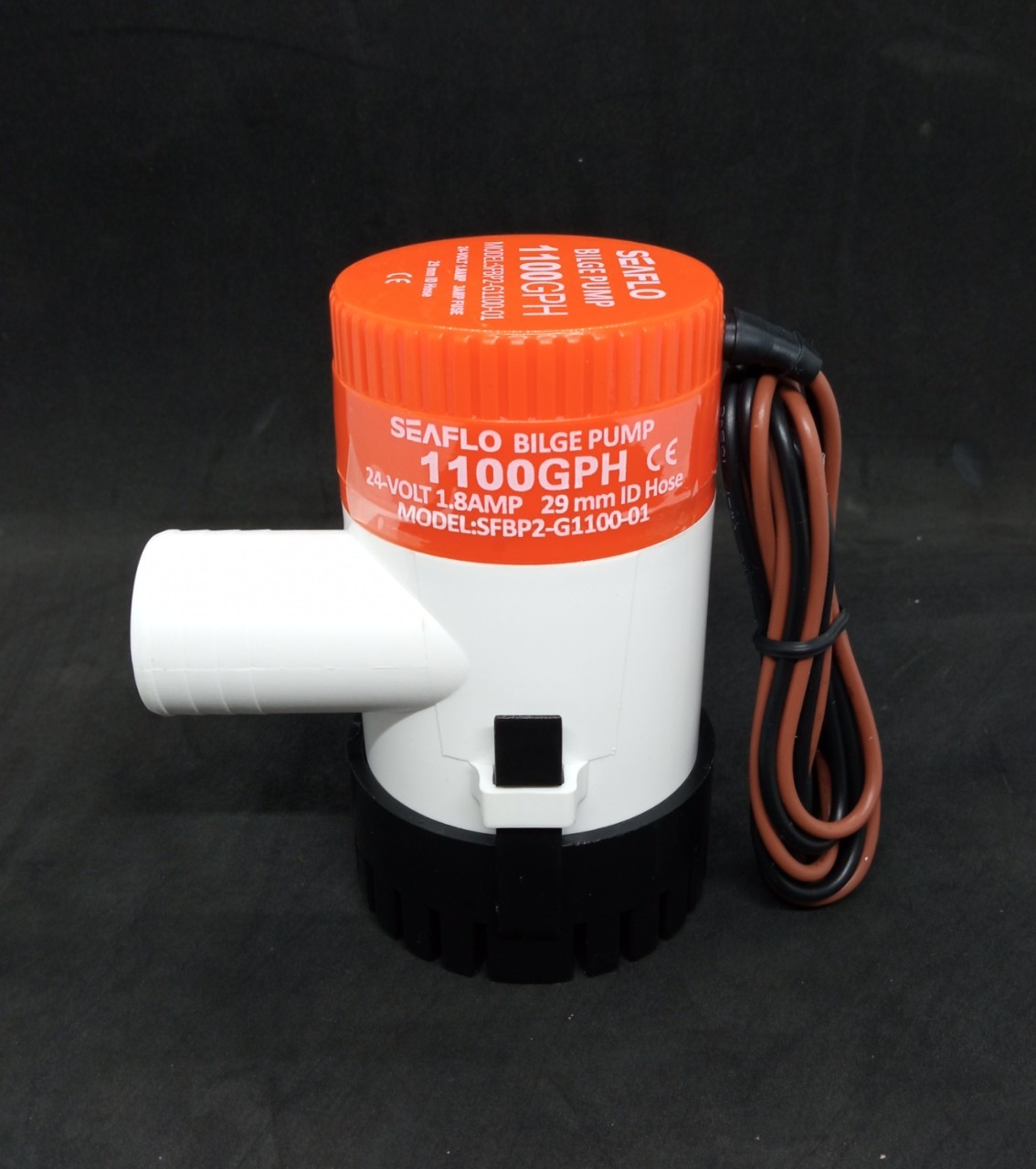 ปั๊มน้ำ DC 24V รุ่น 1100 GPH (ปั๊มแช่ 4 m.)