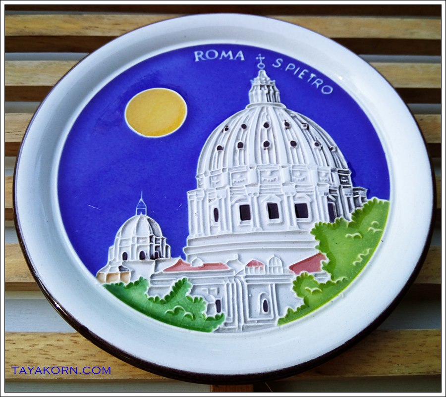 จานรองแก้วกาแฟสะสม แบบD1 Creazioni Luciano made in Italy