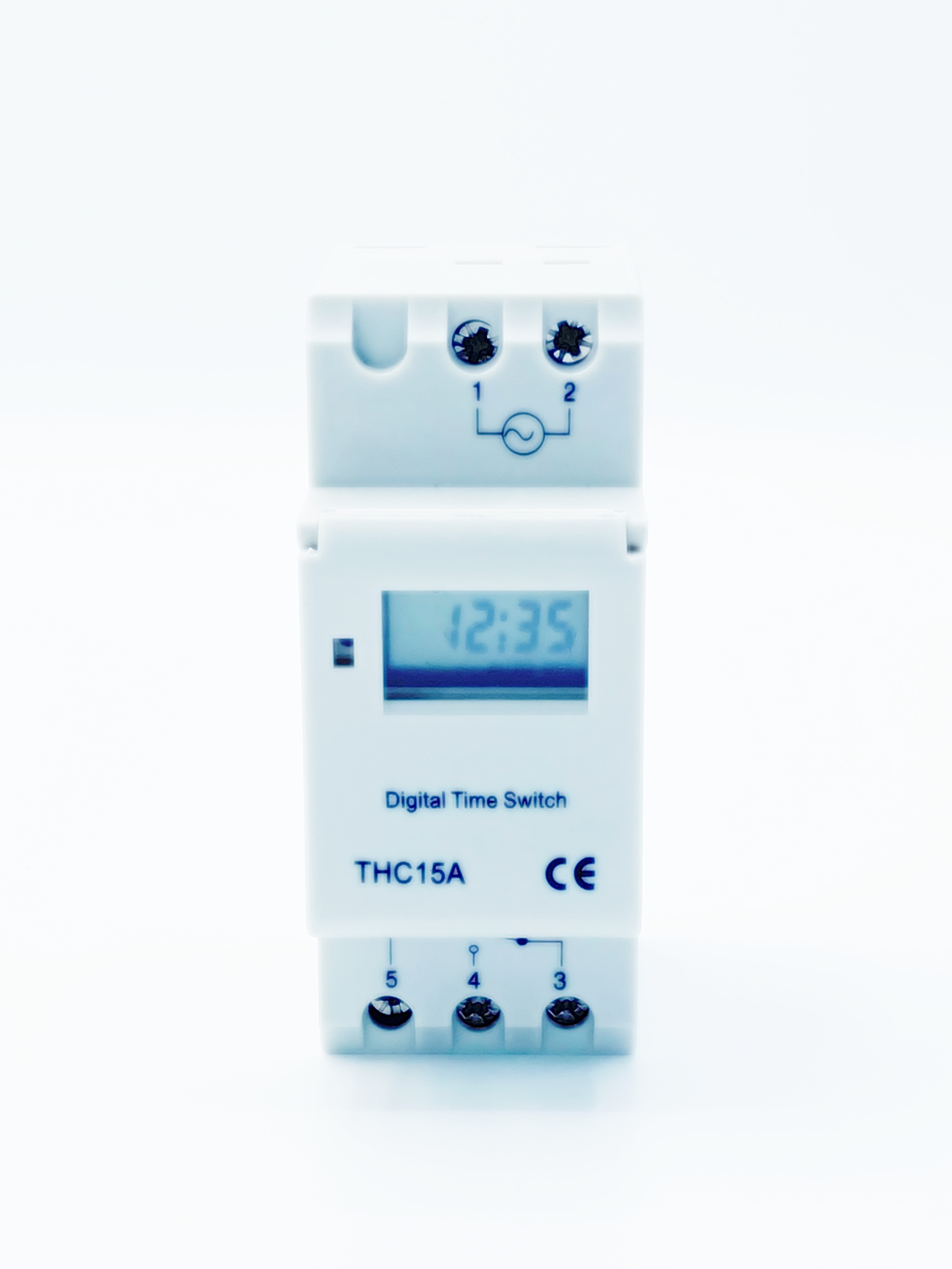 10-THC15A-220V-16 Timer ทามเมอร์ เครื่องตั้งเวลา ดิจิตอล 25A 220VAC รุ่น THC15A 16 โปรแกรม สลับการทำงานอุปกรณ์ไฟฟ้าได้ SKU-1114