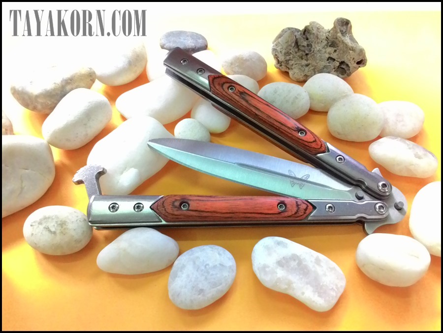 มีดซ้อมควง บาลิซองแองเจิลเนล Angel Nail Balisong Trainer TKBS-AG1TR